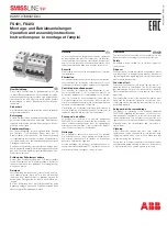 ABB SMISSLINETP FS401 Operation And Assembly Instructions preview