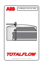 Preview for 1 page of ABB TOTALFLOW LevelMaster Series Startup Manual