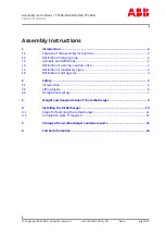 Preview for 3 page of ABB TPL-B Series Assembly Instructions Manual