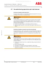 Preview for 22 page of ABB TRS 61D01 Operation Manual