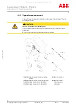 Preview for 44 page of ABB TRS 61D01 Operation Manual