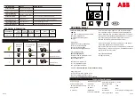 ABB XT230H/DALI Instruction Leaflet preview