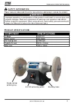 Preview for 3 page of Abbot & Ashby TM402-200 Operator'S Manual