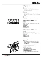 Preview for 7 page of ABC Office IDEAL 4107 Operating Instructions Manual