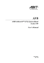 Abit AV8 User Manual preview