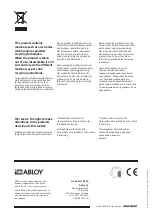 Preview for 12 page of Abloy EL596 Manual