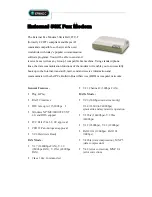 Abocom EFM56CC Specification Sheet preview