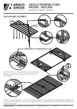 Preview for 18 page of ABSCO SHEDS 30232GK Assembly & Instruction Manual