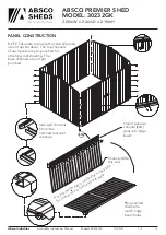 Preview for 19 page of ABSCO SHEDS 30232GK Assembly & Instruction Manual