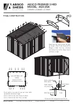 Preview for 21 page of ABSCO SHEDS 30232GK Assembly & Instruction Manual