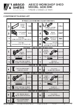 Preview for 4 page of ABSCO SHEDS 60303WK Assembly Instructions Manual