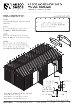 Preview for 38 page of ABSCO SHEDS 60303WK Assembly Instructions Manual