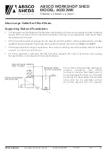 Preview for 41 page of ABSCO SHEDS 60303WK Assembly Instructions Manual