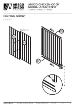 Preview for 17 page of ABSCO SHEDS A15301FKFD Manual