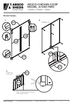 Preview for 18 page of ABSCO SHEDS A15301FKFD Manual