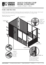 Preview for 20 page of ABSCO SHEDS A15301FKFD Manual