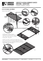 Preview for 22 page of ABSCO SHEDS Highlander Shed 60303HK Manual