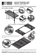 Preview for 18 page of ABSCO SHEDS PREMIER 30232GECOK Manual