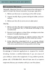 Preview for 18 page of Absolute Ozone NANO 15 Operator'S Manual