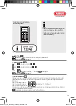 Preview for 29 page of Abus 10125 Manual