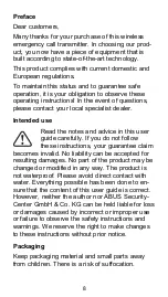 Preview for 8 page of Abus FUAT50000 Manual