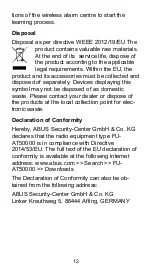 Preview for 12 page of Abus FUAT50000 Manual