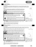 Preview for 2 page of Abus GBM7300W Installation Manual