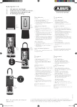 Preview for 2 page of Abus KeyGarage 767 Operating Instructions