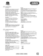 Preview for 3 page of Abus SG1670 Assembly Instructions