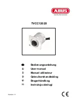 Abus TVCC12020 User Manual preview