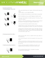 Preview for 34 page of Accessmatic Raptor 120 User Manual