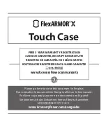 Preview for 1 page of Accessory Power FlexARMOR X Touch Case Manual