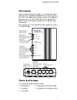 Preview for 3 page of Accton Technology CheetaHub Power-3004E Quick Installation Manual