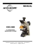 Accu-Scope EXC-500 Manual preview