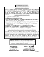 Preview for 16 page of Accucold ACR612 Instruction Manual