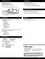 Preview for 4 page of Accuride Senseon 10EL Quick Reference