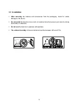 Preview for 9 page of Accuris ES59135 Operation Manual