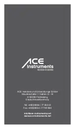 Preview for 33 page of ACE INSTRUMENTS Solid Operating Manual