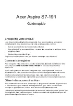 Preview for 13 page of Ace ASPIRE S7-191 Quick Manual