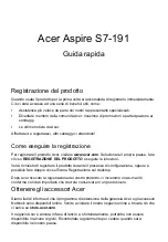 Preview for 37 page of Ace ASPIRE S7-191 Quick Manual