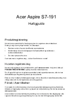 Preview for 89 page of Ace ASPIRE S7-191 Quick Manual