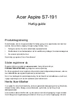 Preview for 101 page of Ace ASPIRE S7-191 Quick Manual