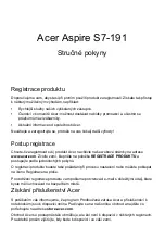 Preview for 175 page of Ace ASPIRE S7-191 Quick Manual