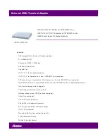 Preview for 1 page of Aceex ISDN-TA/MLP/2B Specification