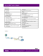 Preview for 2 page of Aceex ISDN-TA/MLP/2B Specification