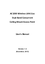 Preview for 1 page of Acelink EW-7476HPC User Manual