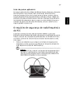 Preview for 83 page of Acer 2450 Manual Do Usuário