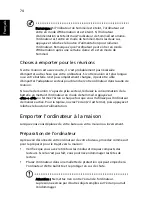 Preview for 94 page of Acer 3260 4484 - TravelMate - Core Duo 1.73 GHz (French) Manuel D'Utilisation