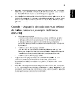 Preview for 117 page of Acer 3260 4484 - TravelMate - Core Duo 1.73 GHz (French) Manuel D'Utilisation