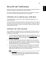 Preview for 89 page of Acer 4315 2004 - Aspire (French) Manuel D'Utilisation